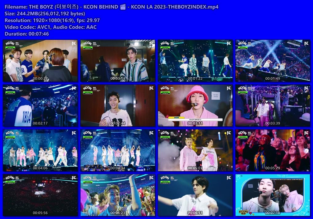 THE BOYZ (더보이즈) - KCON BEHIND 🎬 - KCON LA 2023