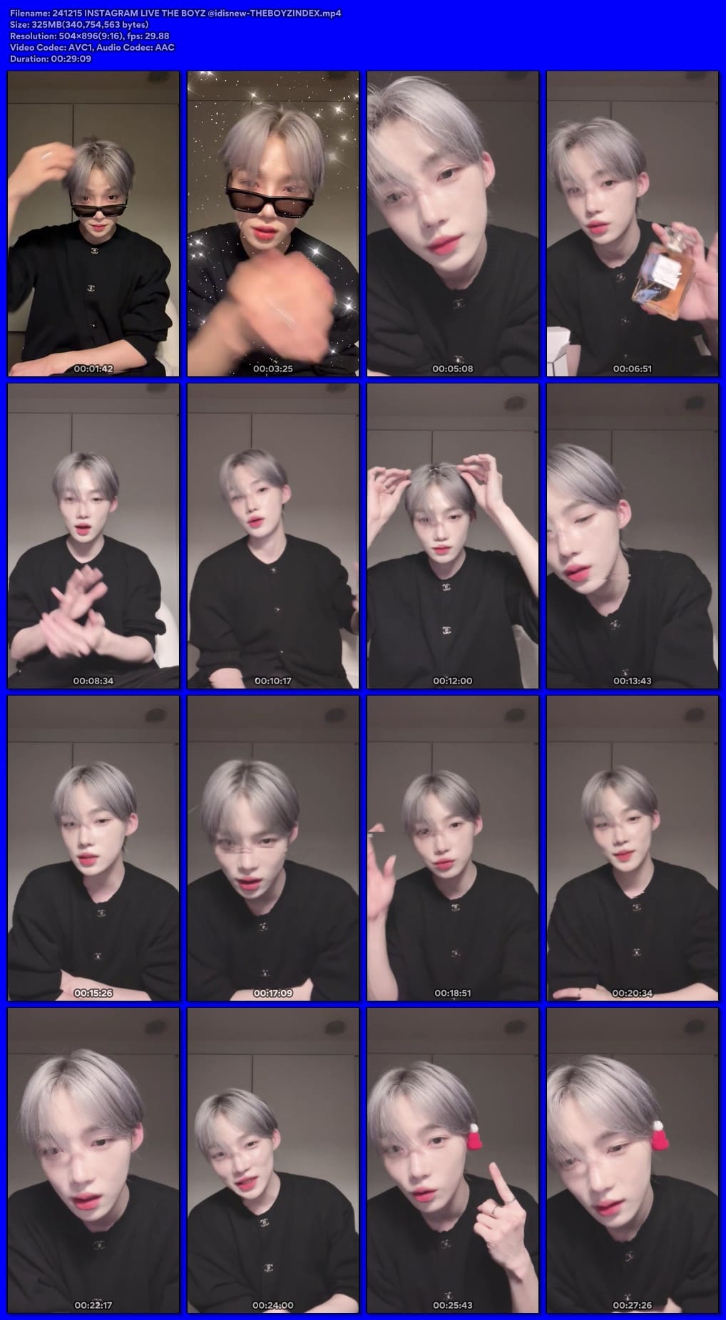 241215 INSTAGRAM LIVE THE BOYZ @idisnew