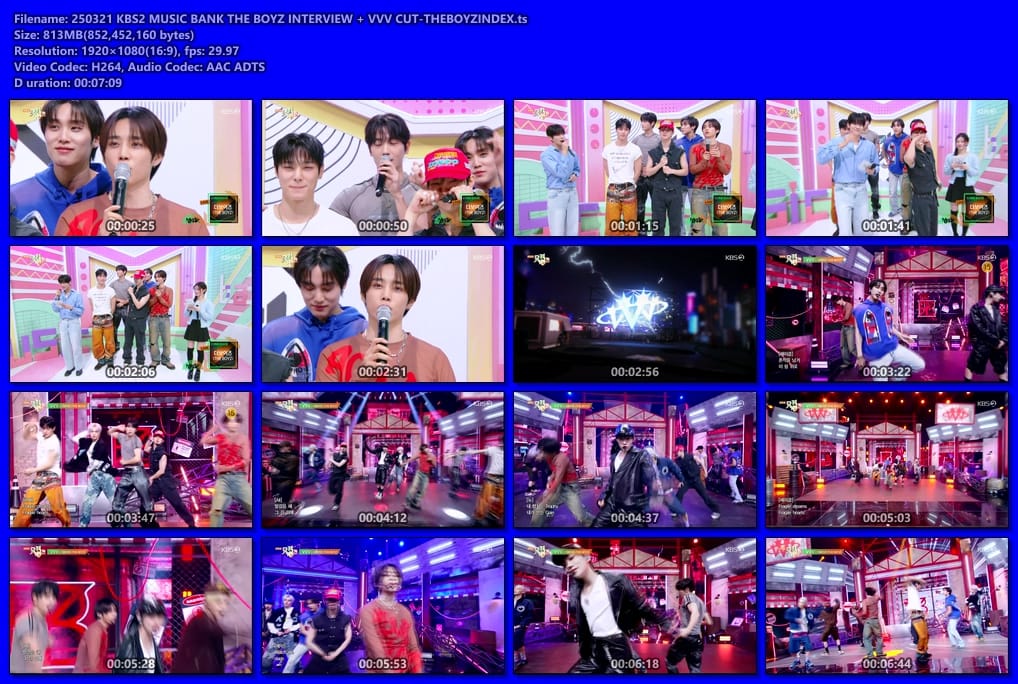 250321 KBS2 MUSIC BANK THE BOYZ INTERVIEW + VVV CUT