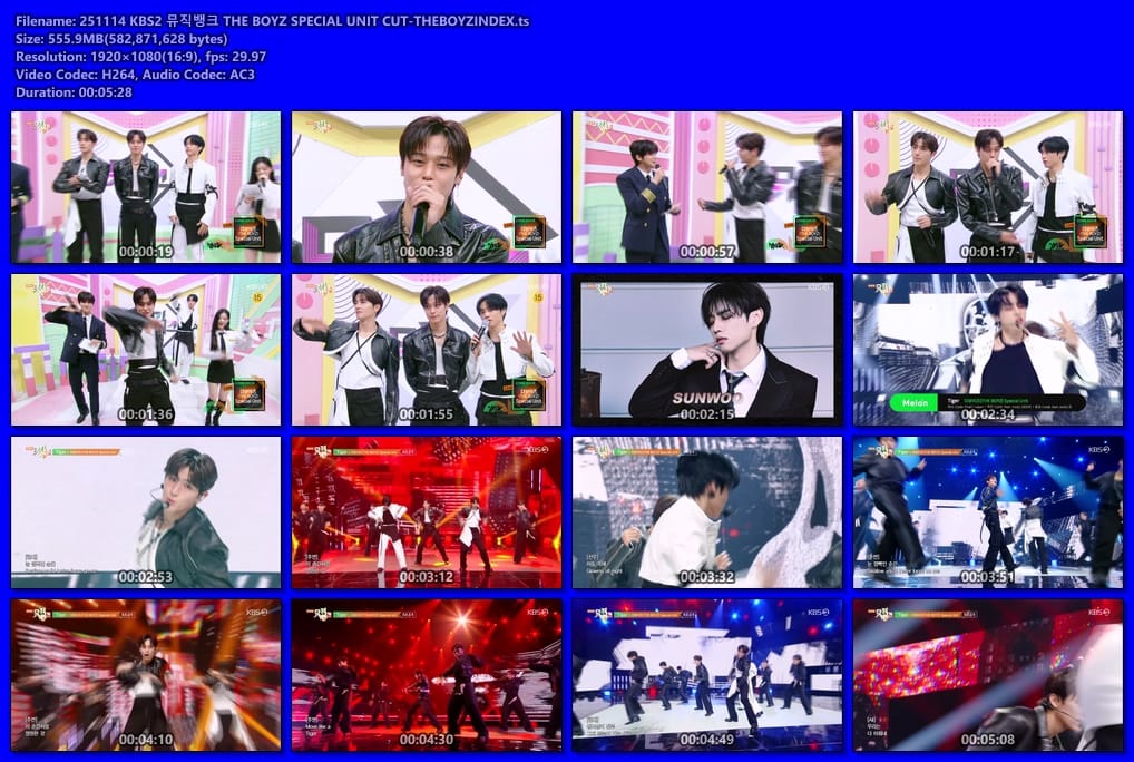 251114 KBS2 뮤직뱅크 THE BOYZ SPECIAL UNIT CUT