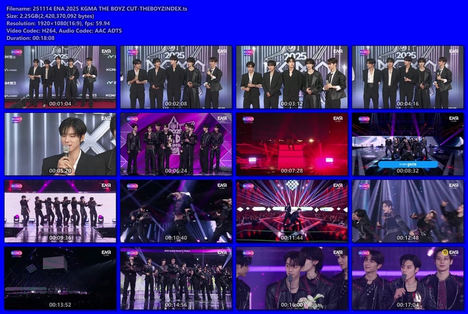 251114 ENA 2025 KGMA THE BOYZ CUT