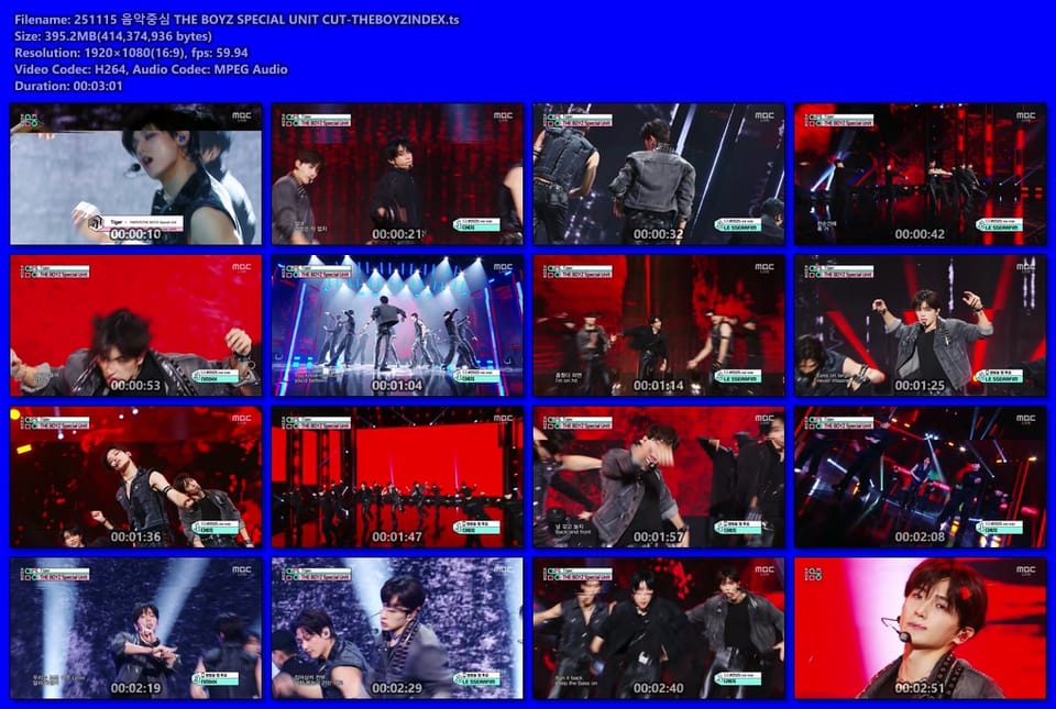 251115 음악중심 THE BOYZ CUT