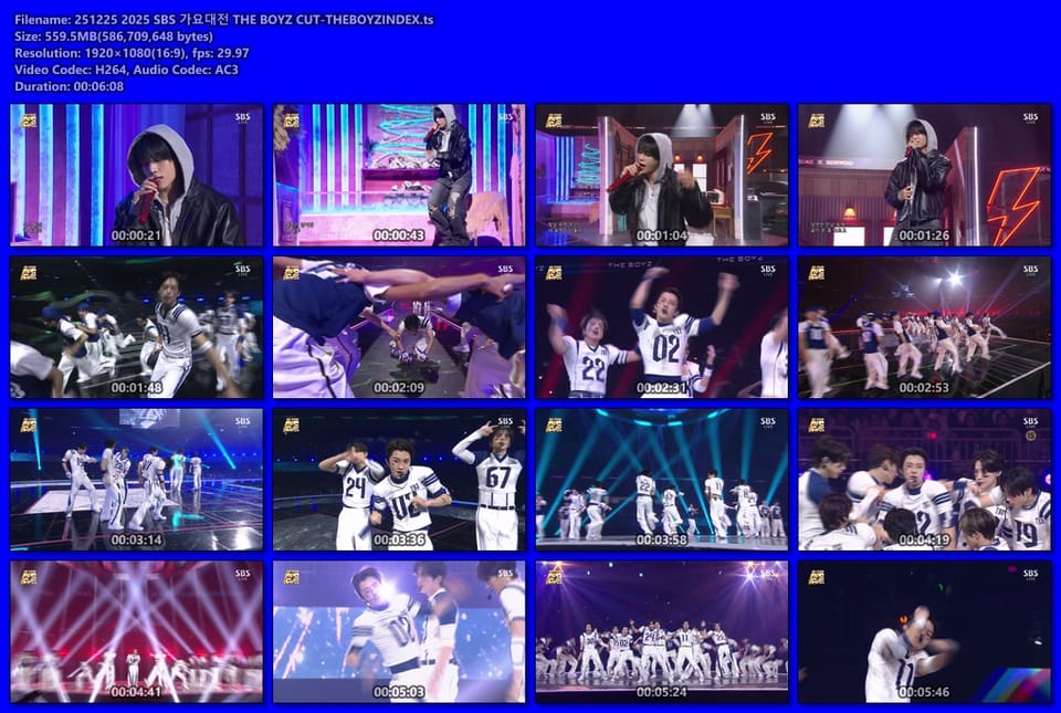 251225 2025 SBS 가요대전 THE BOYZ CUT