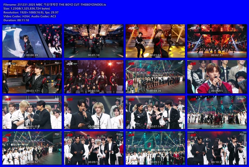 251231 2025 MBC 가요대제전 THE BOYZ CUT